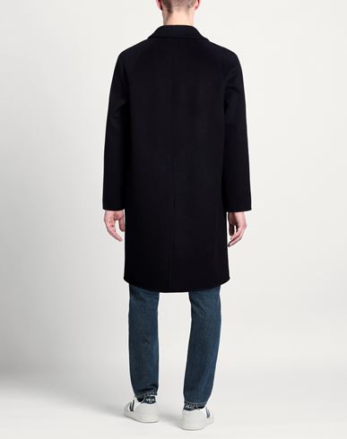 Paltò Guardaroba Man Coat Midnight blue Size 38 Wool, Nylon