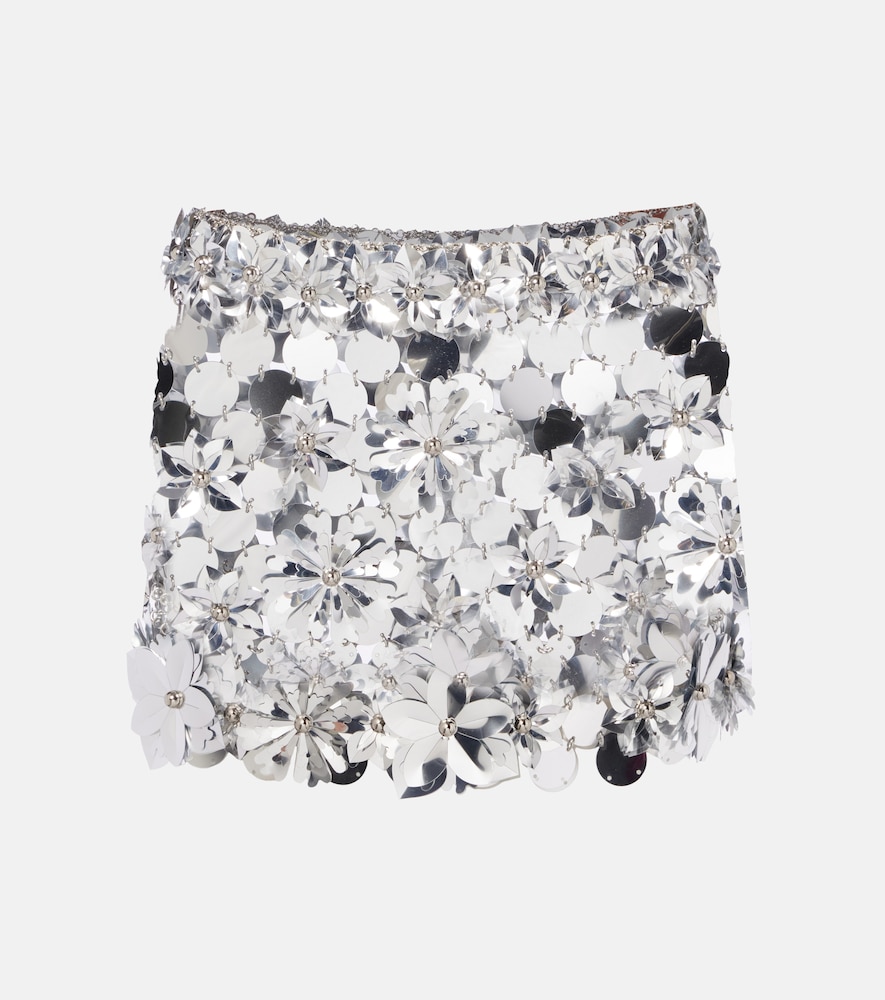 Embellished chainmail miniskirt