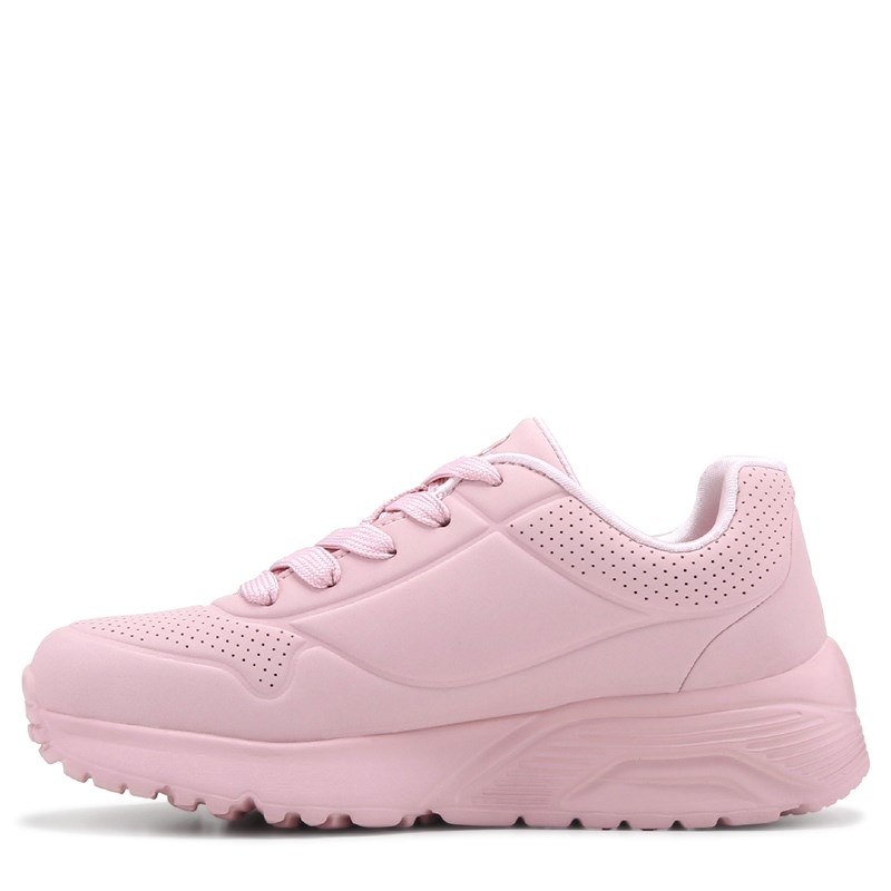 Kids' Jgoldcrown Street Uno Lite Sneaker Little/Big Kid Shoes (Pink Silver)