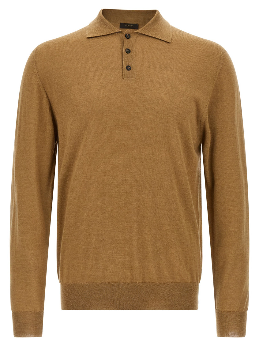 Virgin Wool Polo Shirt