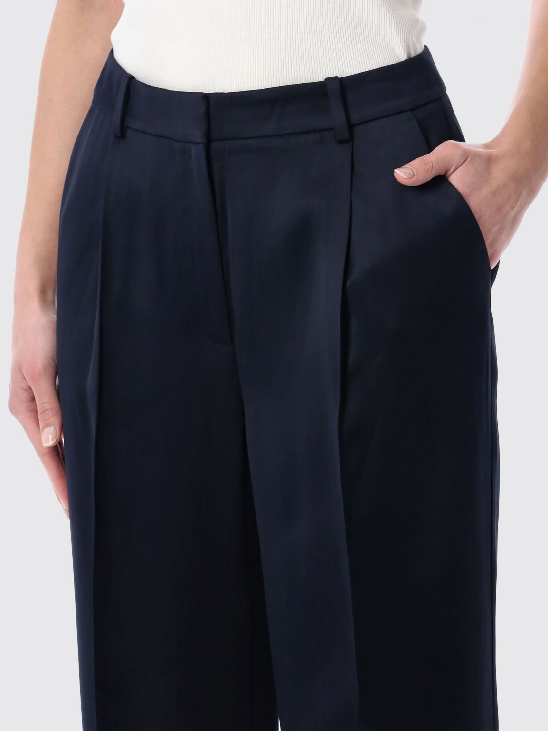 Pants Woman color Navy