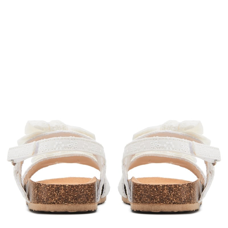 Kids' Sivora Footbed Sandal Little/Big Kid Sandals (White Eyelet)