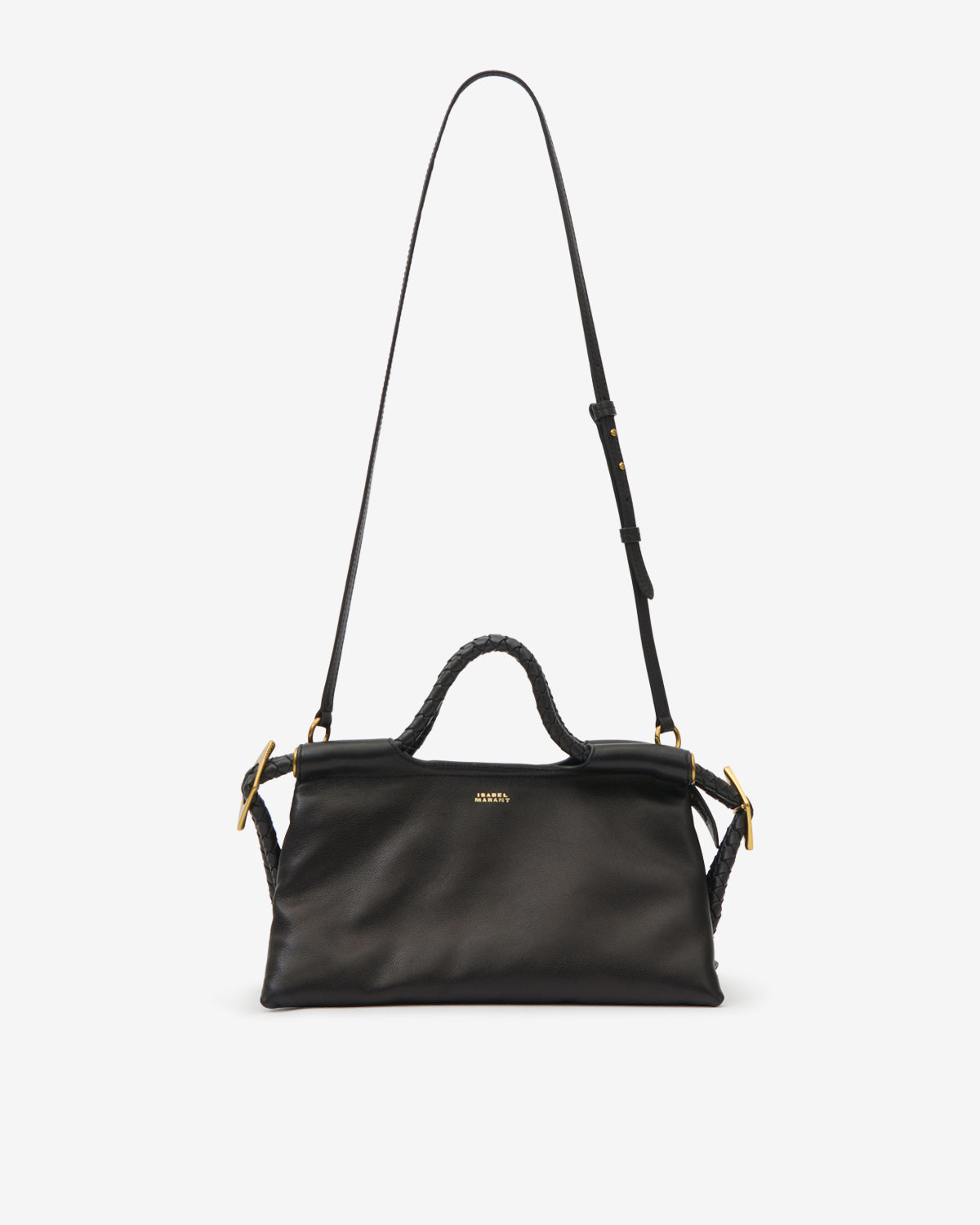 Pipa M Leather Bag - Black -