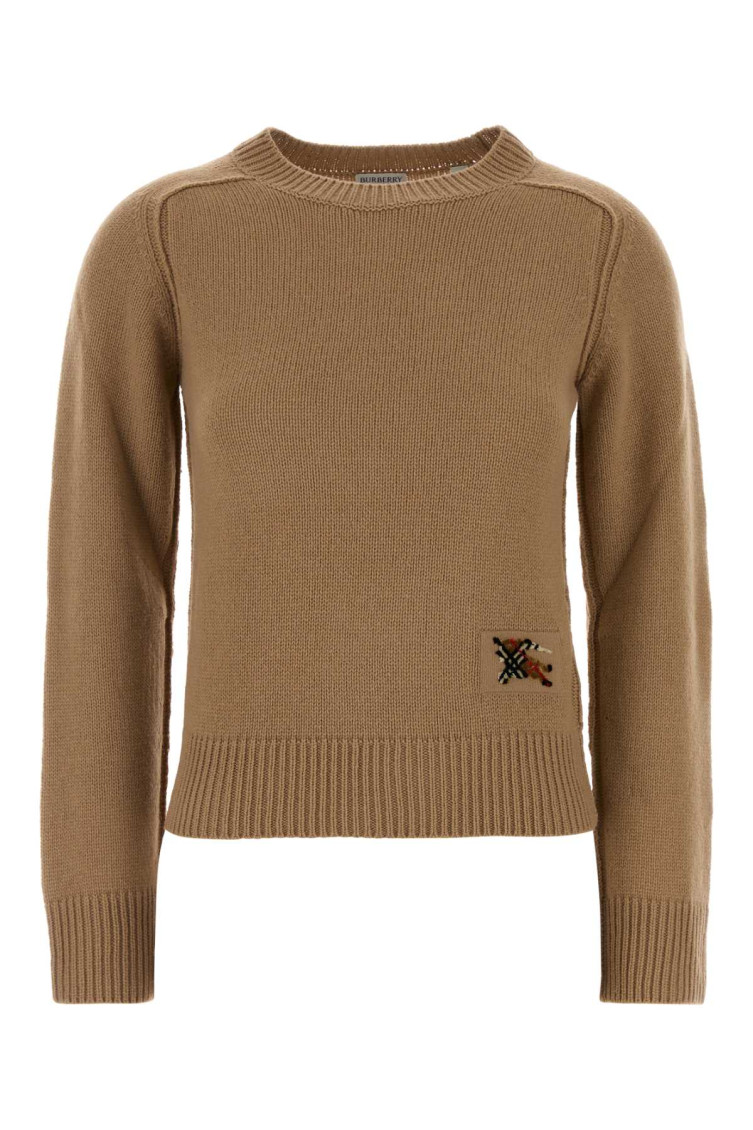 Burberry - wool blend sweater ribbed cuffs he