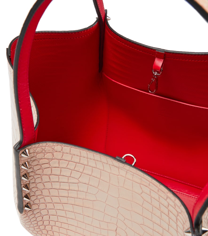 Cabarock Small croc-effect leather tote