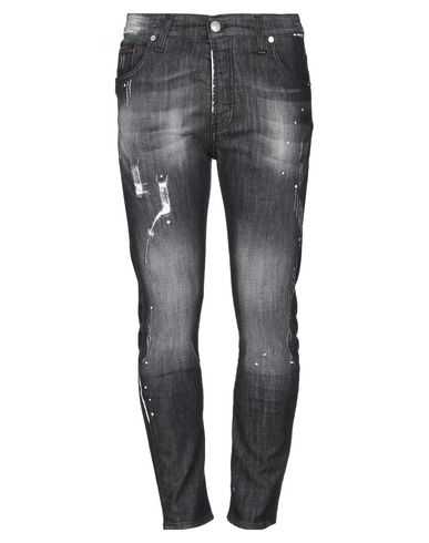 Patriòt Man Jeans Black Size 34 Cotton, Elastane