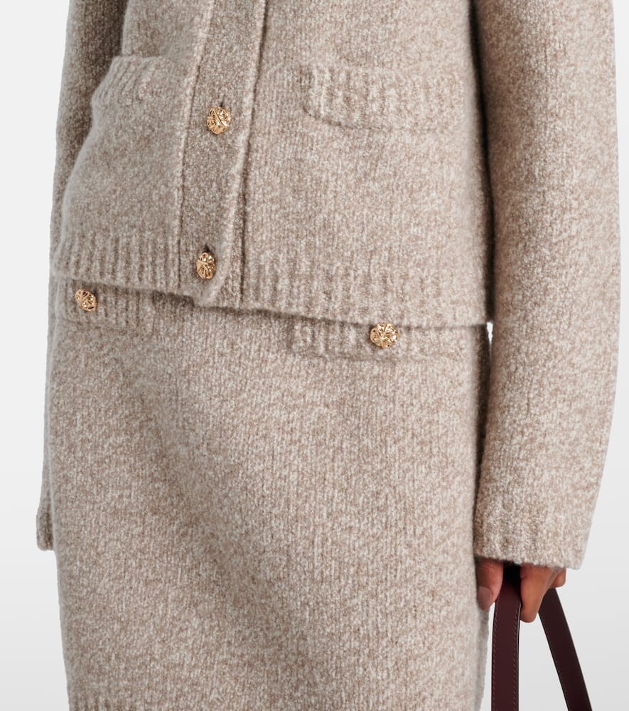 Cashmere-blend cardigan