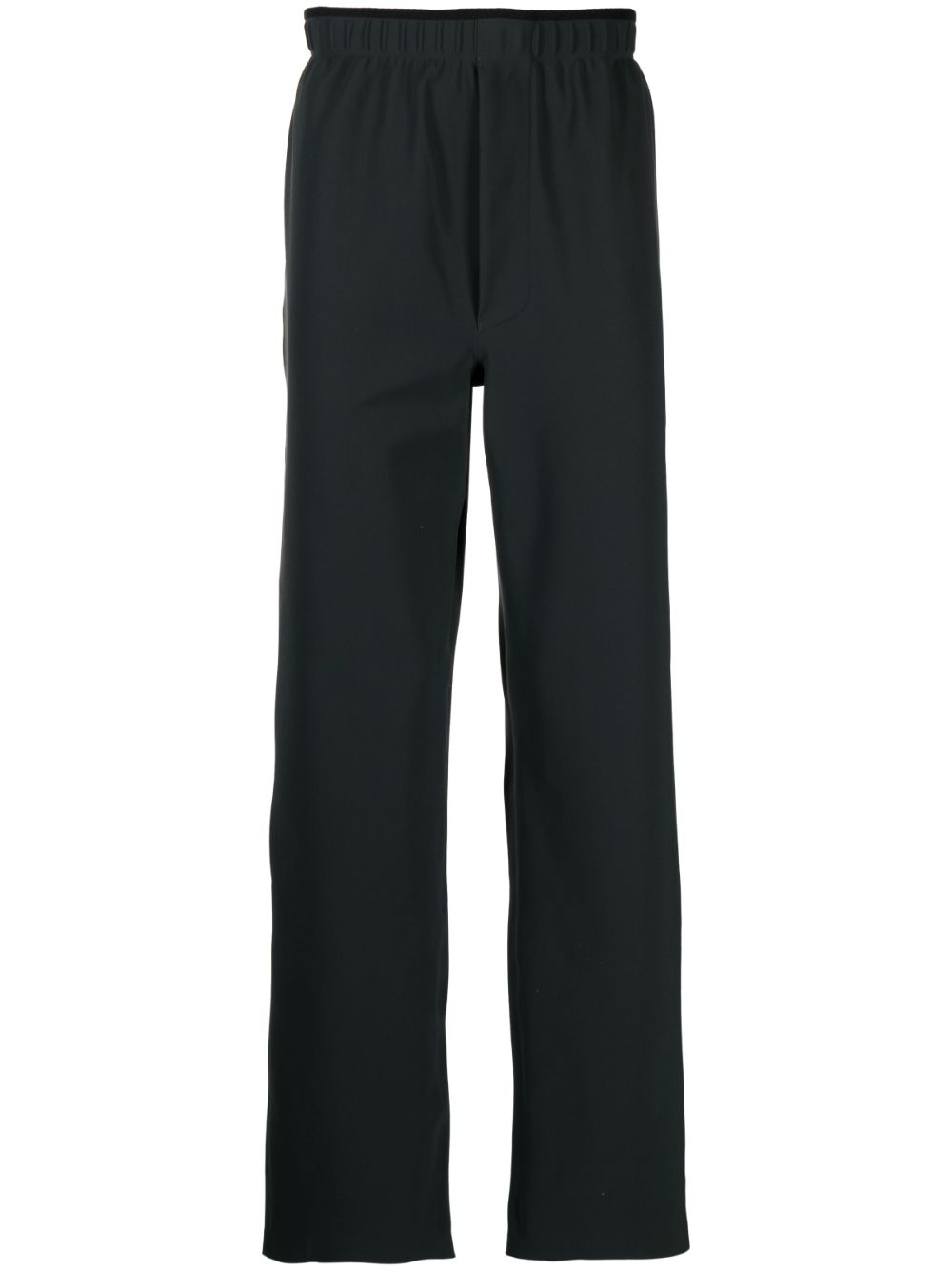 Straight-leg track pants - Black