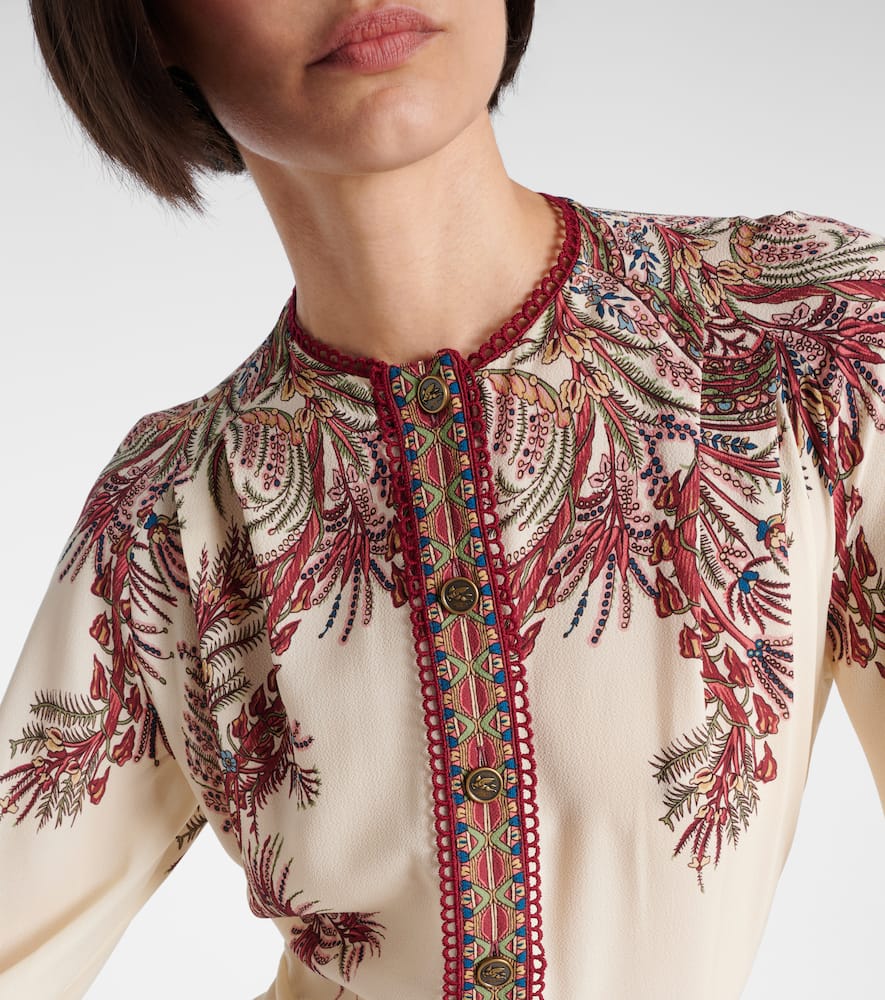 Paisley shirt dress
