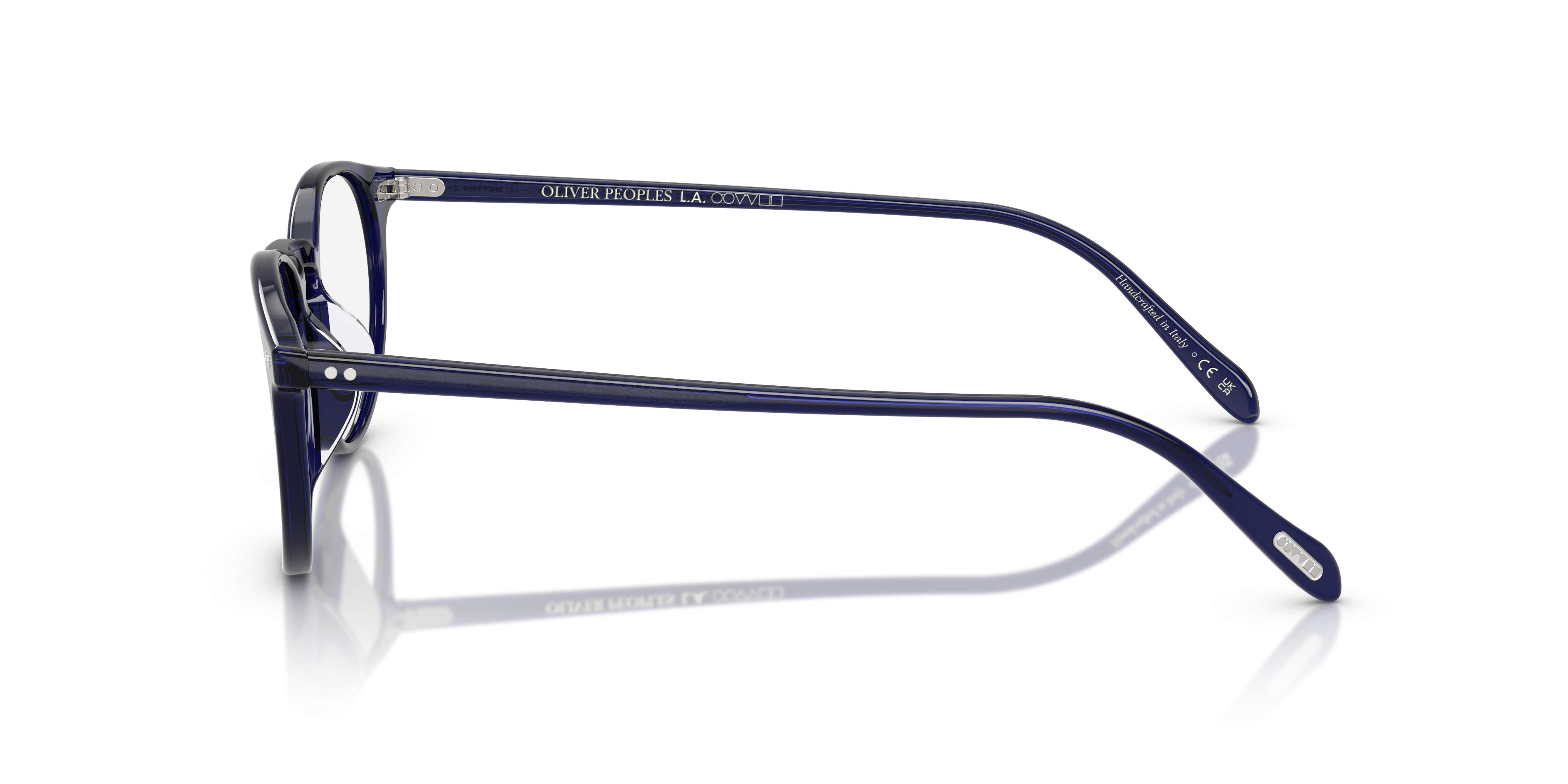 Oliver Peoples Unisex Oliver Peoples OV5004 RILEY-R 1566 Optische Fassungen Acetat Blau Transparent Pantos Norma