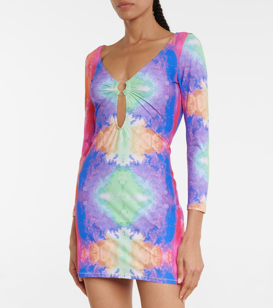 Exclusive to Mytheresa - Duke printed cutout minidress
