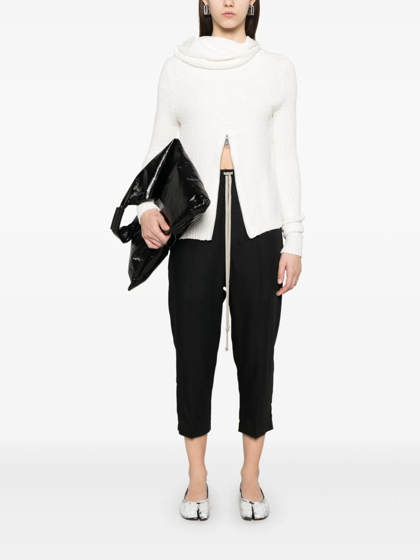 Black Drawstring Trousers
