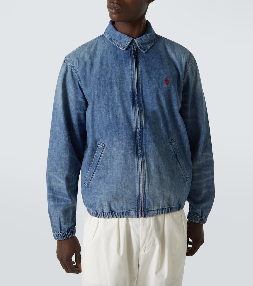 Denim bomber jacket