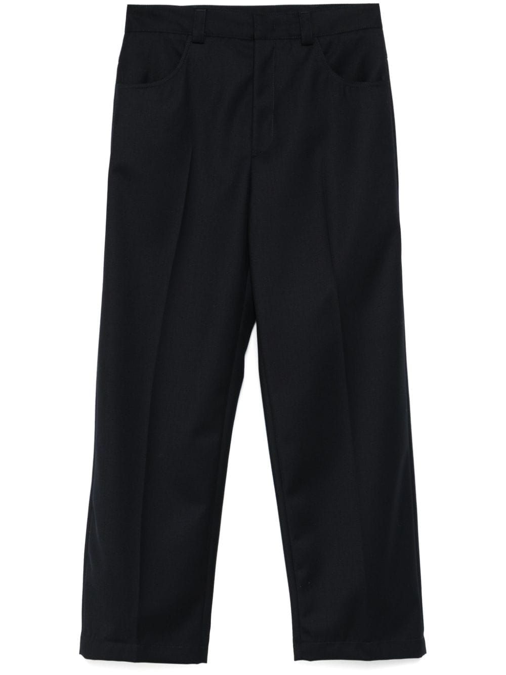 Straight-leg trousers - Blue