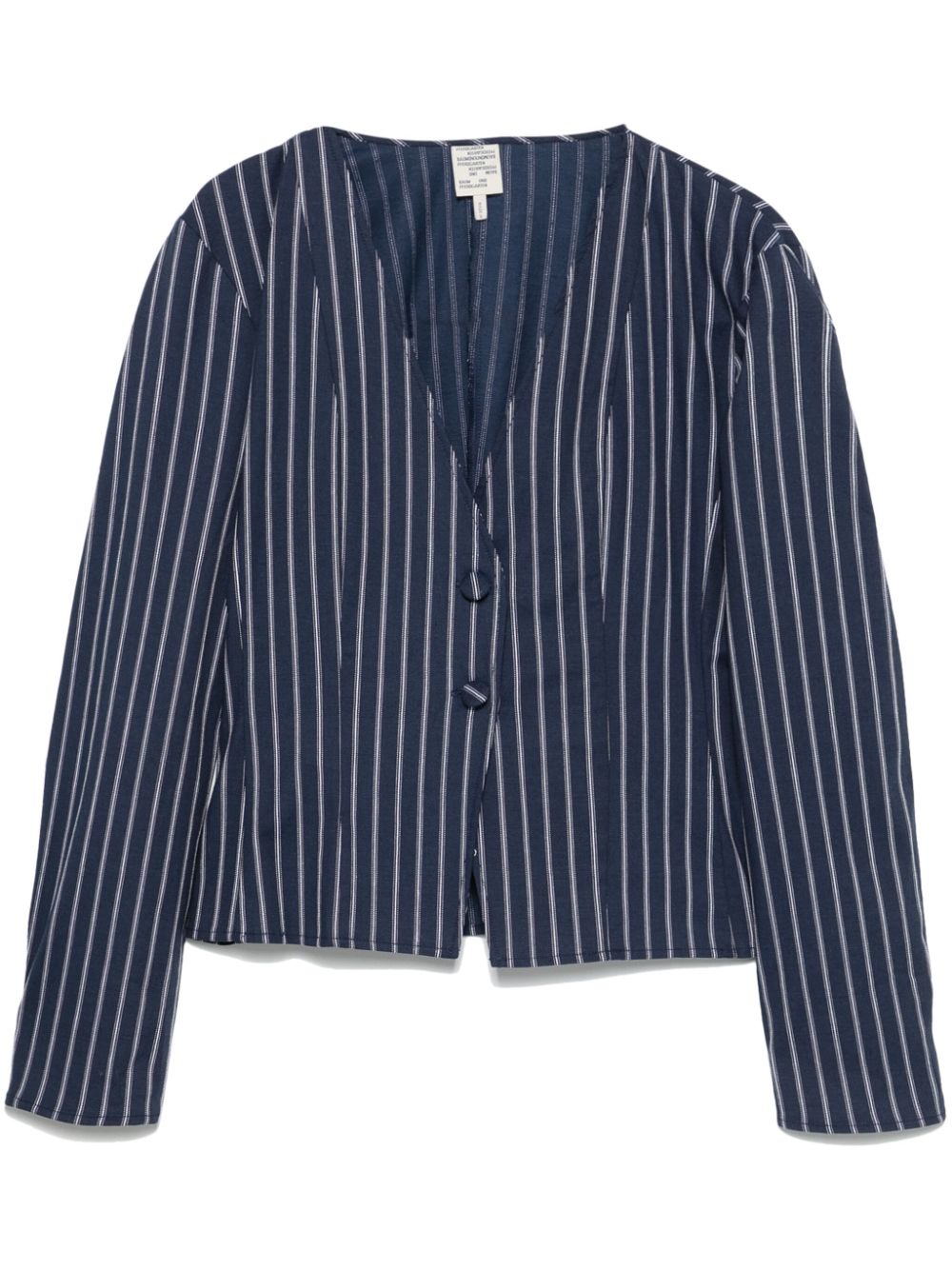Striped blazer - Blue