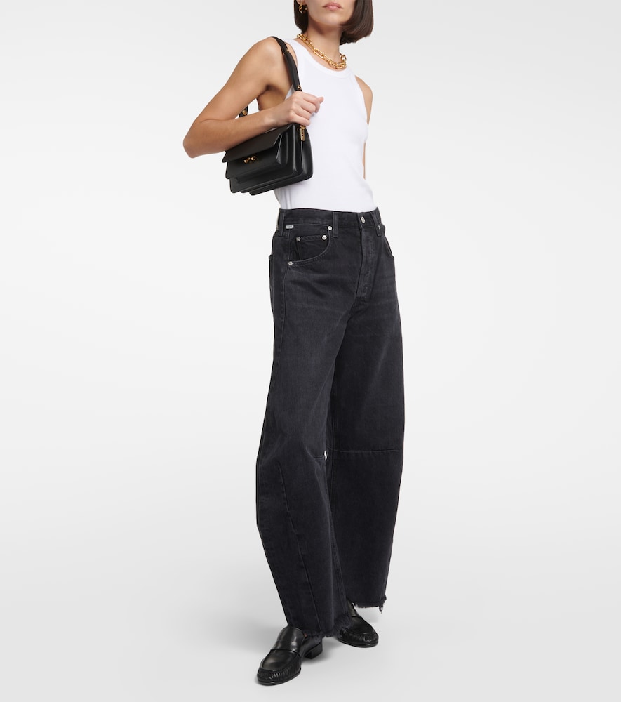 Horseshoe wide-leg jeans