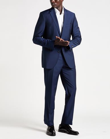 Man Suit Navy Size 42 Wool, Mohair wool