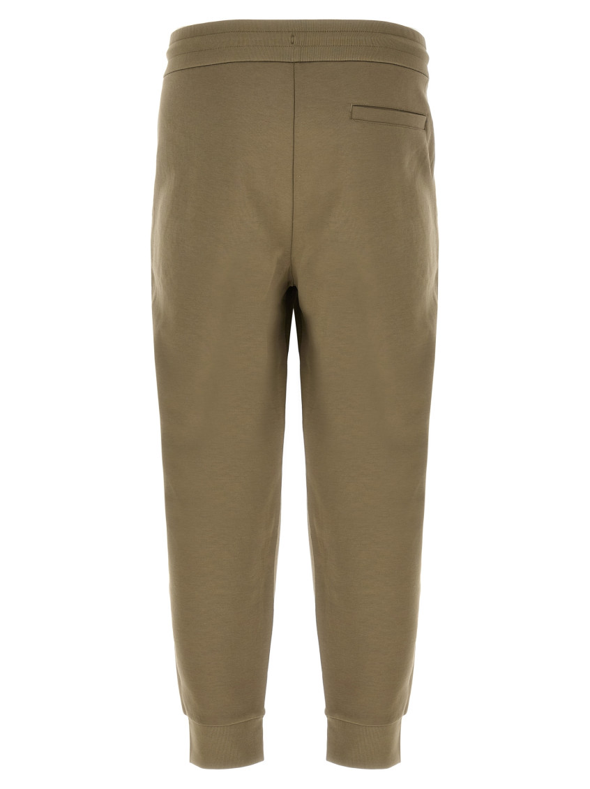 Beige Elastic Waist Jogger