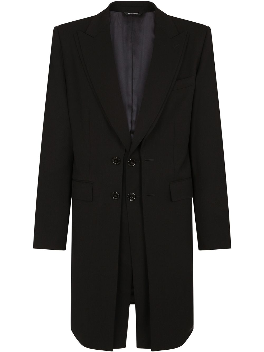 Button-front jacket - Black