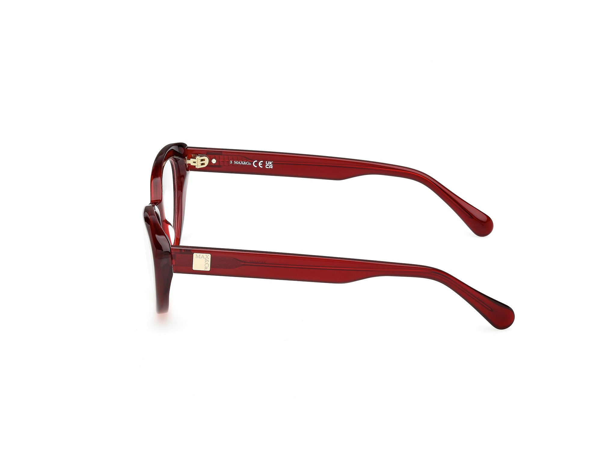 MAX&Co Mujer MAX&Co MO5188 066 Monturas ópticas Acetato Rojo Cat Eye Norma