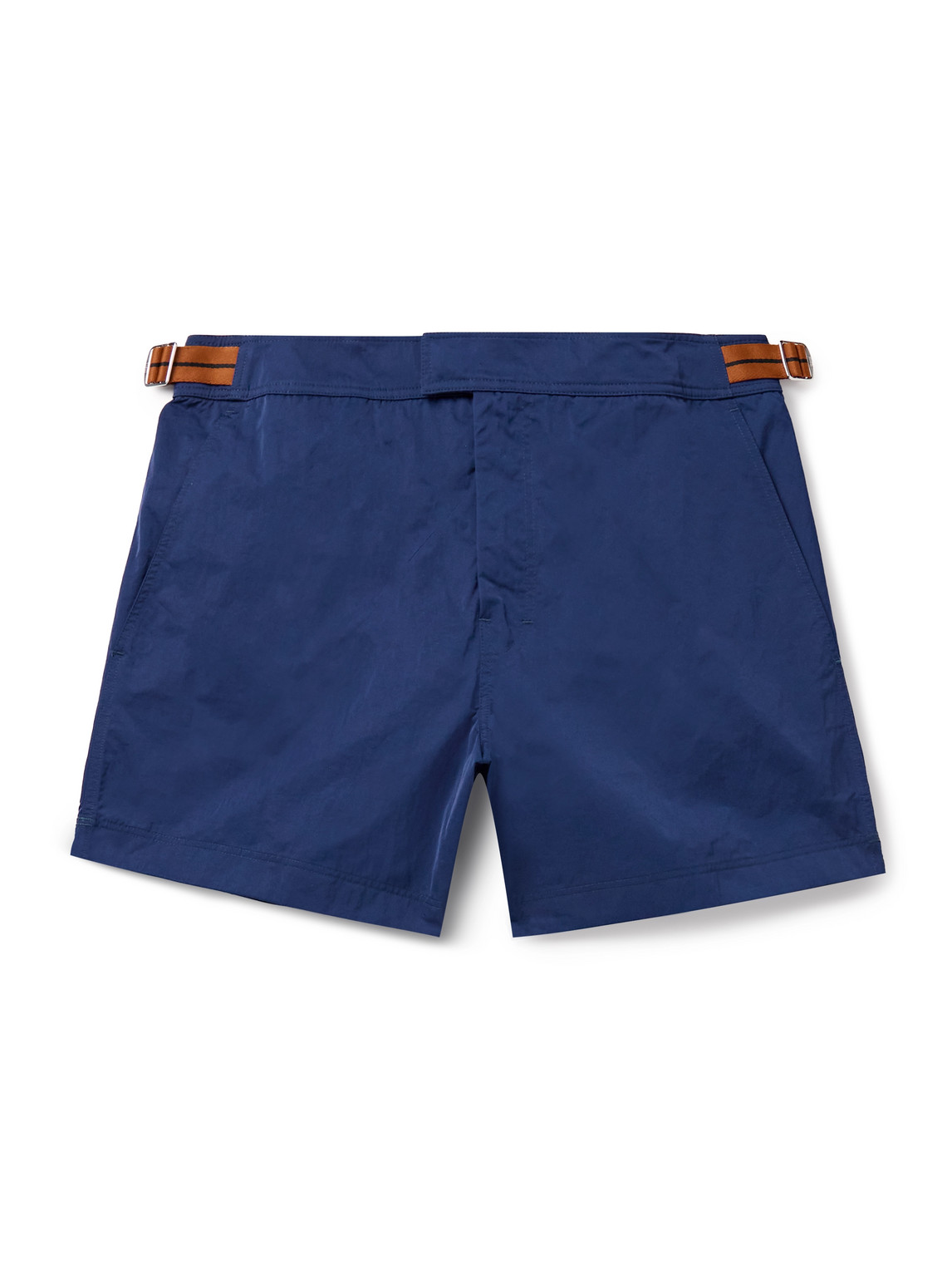 Straight-Leg Mid-Length Swim Shorts