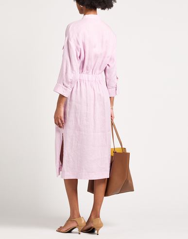 Easy Woman Midi dress Mauve Size 6 Linen