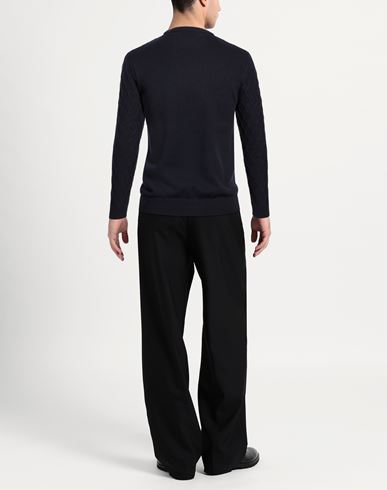 Man Sweater Navy Size S Cotton, Polyester, Polyamide, Acrylic, Wool