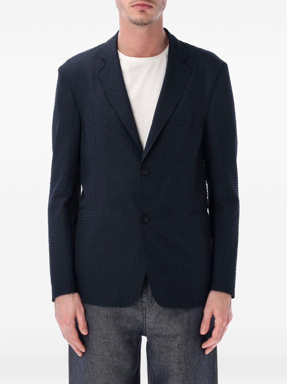 Single-breasted blazer jacket