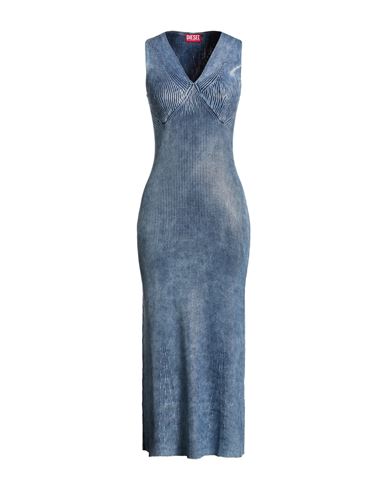 Woman Maxi dress Blue Size M Cotton
