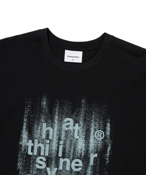 Brushed Paint Tee Black