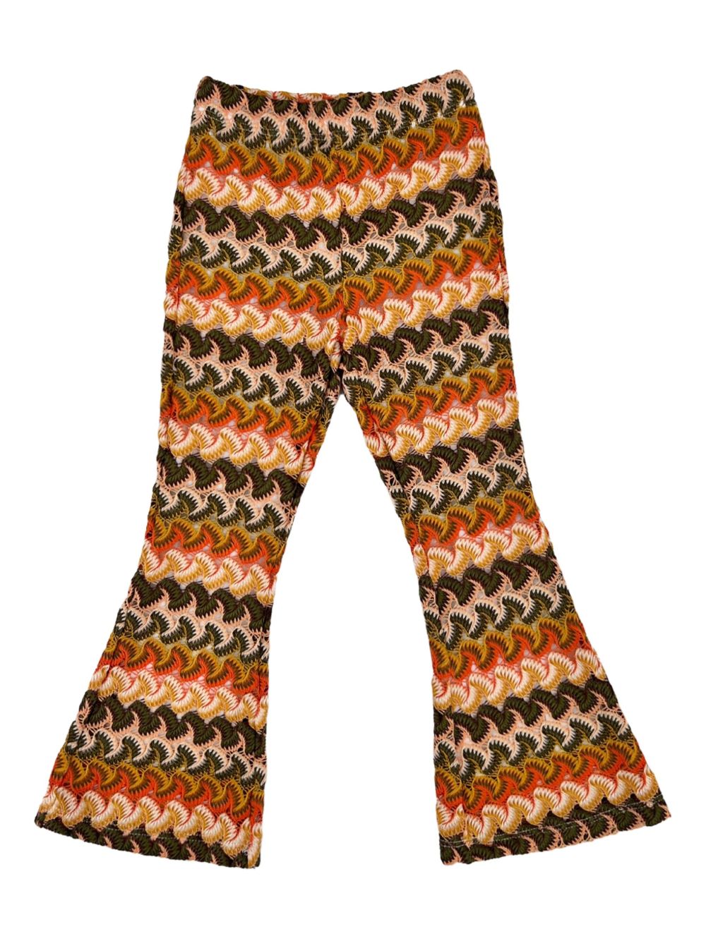 La Stupenderia multicolor trousers - Brown