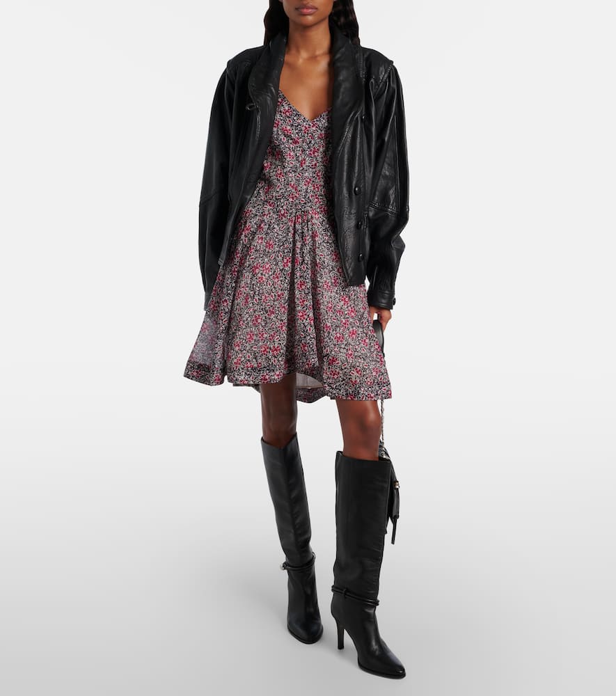 Danielle floral cotton voile minidress