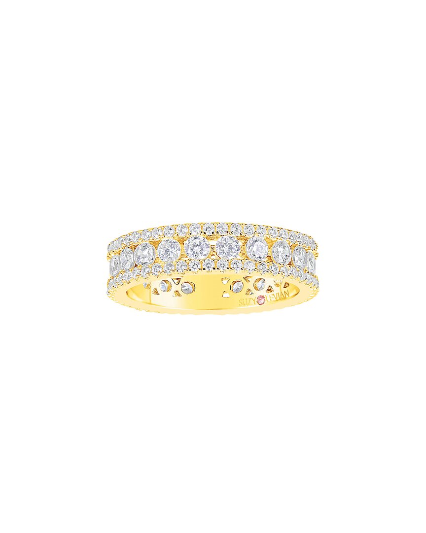 Silver Cz Eternity Ring