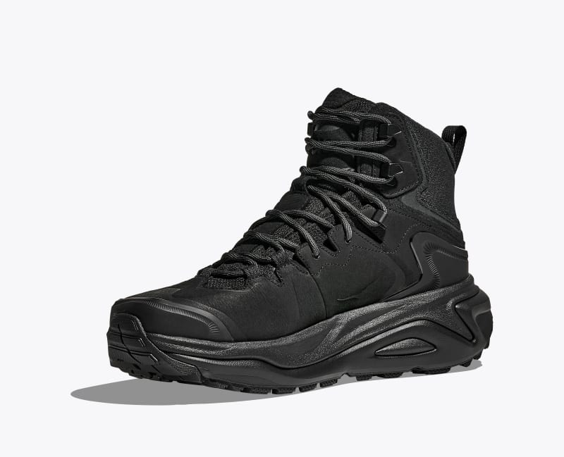 HOKA Women's Kaha 3 GTX Shoes in Black/Black
