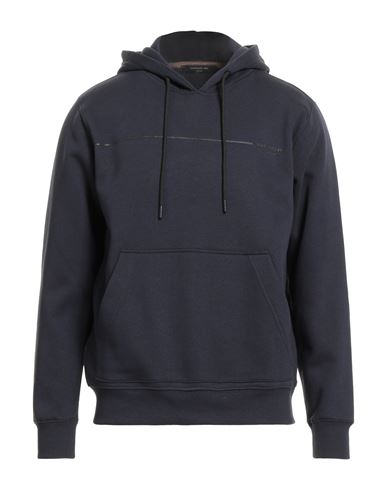 Man Sweatshirt Midnight blue Size XXL Cotton, Elastane