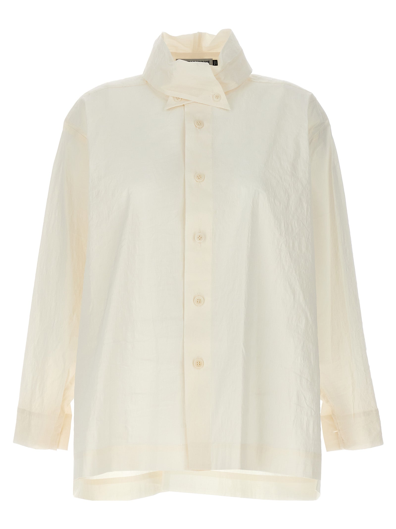Shaped Membrane Blouse — White