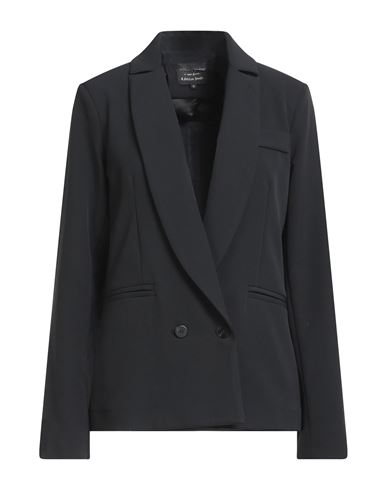 Woman Blazer Black Size 8 Polyester, Elastane