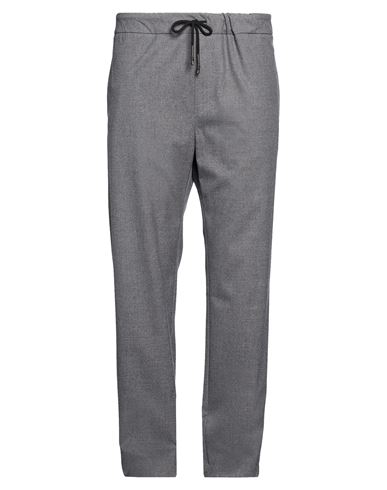 Man Pants Grey Size 36 Polyester, Viscose, Elastane