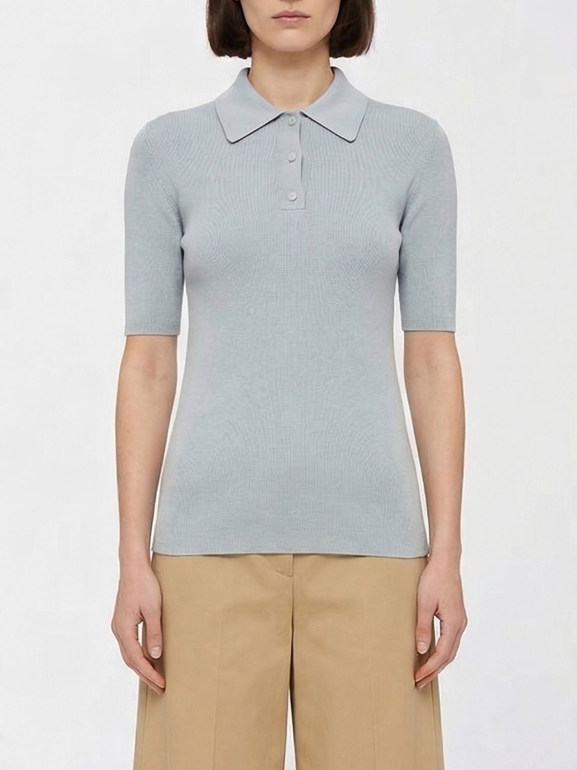Polo Shirt Woman color Sky