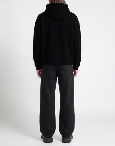 Man Sweatshirt Black Size S Cotton