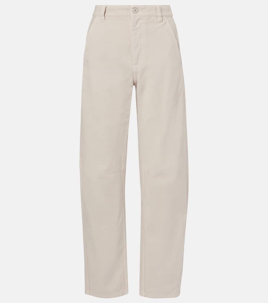 High-rise straight jeans