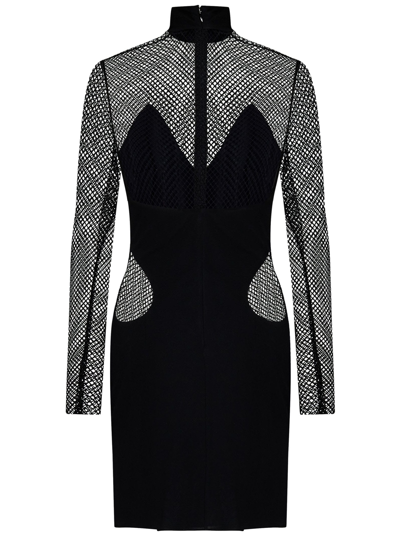 Crepe Jersey Cockatil Mini Dress