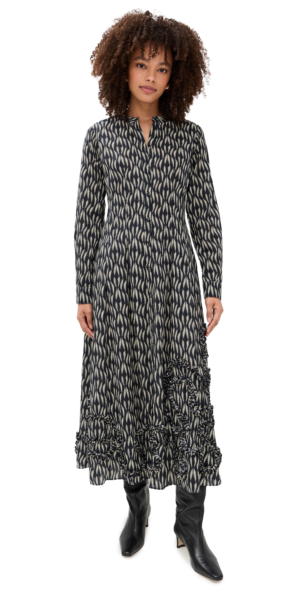Laurentine Dress Graphite