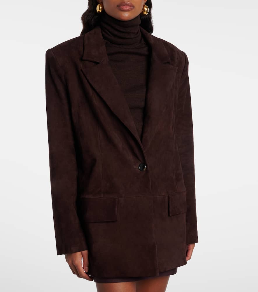 Suede blazer