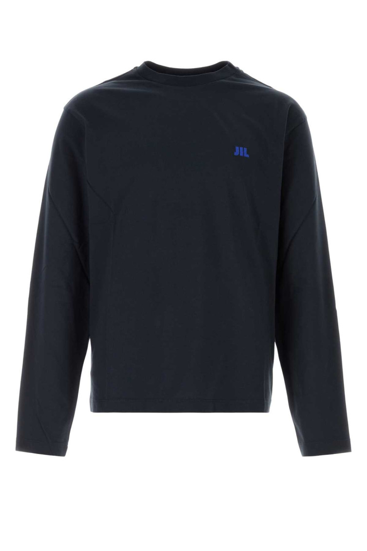 Jil Sander - cotton long sleeve crew neck top