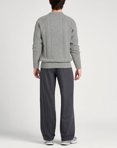 Man Sweater Light grey Size M Wool, Polyamide