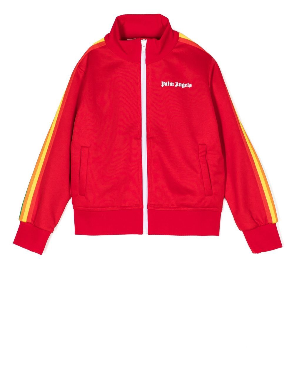 Logo-print track jacket - Red