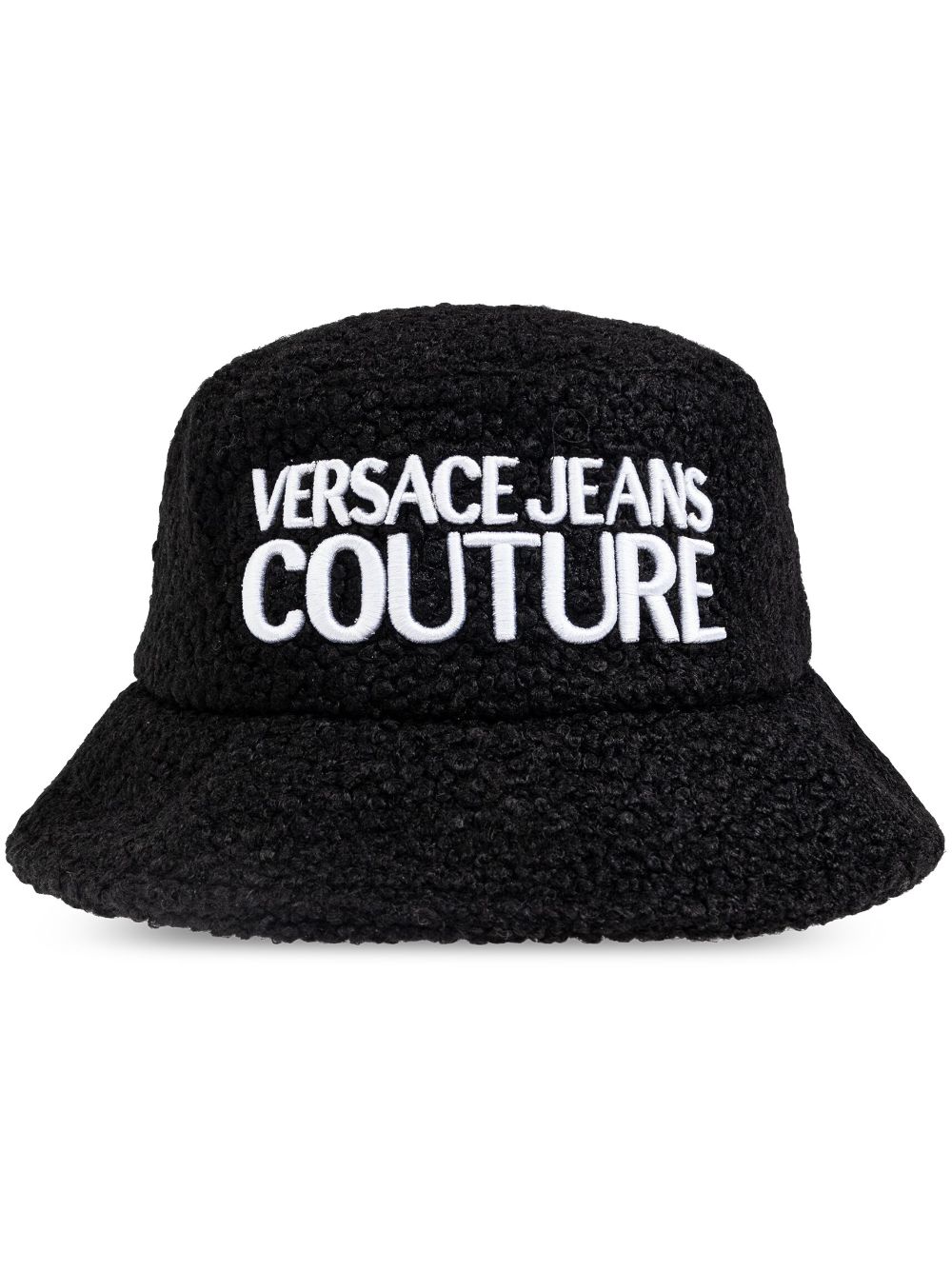 Logo-embroidered bucket hat - Black