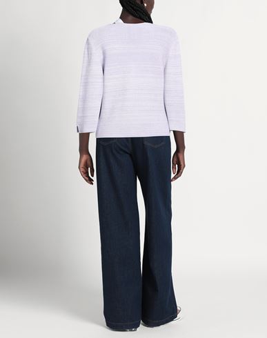 Woman Cardigan Lilac Size 10 Viscose, Polyamide, Cotton, Synthetic fibers, Metallic fiber