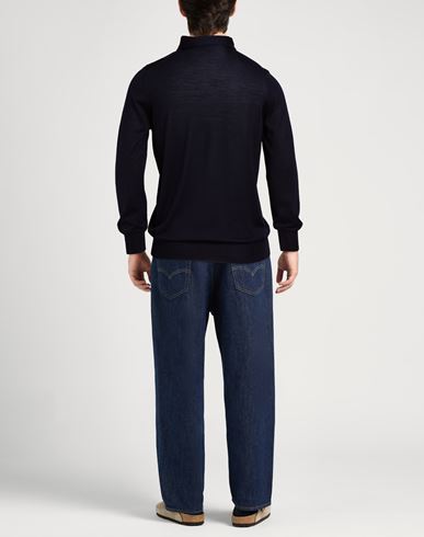 Man Sweater Midnight blue Size 40 Virgin Wool